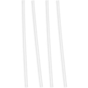 Simple Modern Straw Lid Replacement Straws - Four Pack - Fits All Summit and Hydro Flask Wide Mouth Water Bottle Sizes - Insulated Cap for 10, 12, 14, 16, 18, 20, 22, 24, 32, 40, 64 & 84 oz - Clear