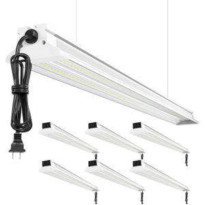 Upgrade Super Bright 6 Pack 60W LED Shop Lights 4FT 9000LM 5000K for Shop