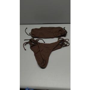 Swim Suits for Women 2025 Strapless Bathing Suits Bandeau Bikini Set 2 Piece M