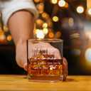 2 x Fathers Day Gift for Son in Law, The Only Thing Better Than You As my Son in Law Whiskey Glass, New Dad Father to Be Gifts from Father in Law Mother in Law, 10Oz (Transparent)