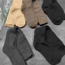 Socks for Calf Spring and Autumn Warmth Medium Tube Cotton High Women