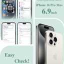 3 x GVIEWIN Magnetic for iPhone 16 Pro Max Case Compatible with Magsafe, [Screen & Camera Lens Protector] Fashion Pattern Translucent Shockproof Phone Cover for 16 Pro Max 6.9" (Carnival/Green)