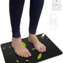 Grounding Mat Kit, 15ft Grounding Cord, Use for Ground Foot Mats, Computer Mat, Sleep Mat, Pet,Soft & Cozy, Home Use (23.6" x 13")