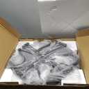 5 Tier Rotating Bookshelf, 360 Display Rotating Bookshelf Tower, Tall Spinning Book Shelf, Space Saving Floor Standing Spinning Bookcase for Living Room, Bedroom, Office (Black)