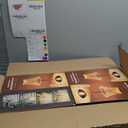 Liliful 8 Pcs Cordless Table Lamp Rechargeable Touch LED Small Gold Portable Battery Operated USB-c Desk Lamp 3 Color Dimmable for Bedroom Living Room Dining (Gold,Rose Style)