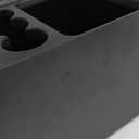 Umbrella Holder for Entryway, 10 Umbrellas Stand with Drip Tray, Umbrella Storage Indoor, Space Saving, 10.4x 7 x 7, Black