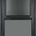 Vertical RV Window, 15" W x 22" H Tinted Sliding RV Window with Net Screen and Trim Ring, Suitable for 1-1/8" Thick Walls, DOT Approved