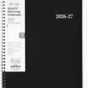 3 x Blue Sky 2026-2027 Monthly Academic Year Planner Calendar, July 2026 - June 2027, 8" x 10", Monthly Layout, Flexible Cover, Wirebound, Laminated Tabs, Enterprise