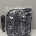 Large Heavy Duty Clear Duffel Bag, Extra Large Clear Tote Bag for Stadium Events, Durable Crossbody for Travel, Work, Sports Events, Airport Security Screening, Laptop Carrying Bag, Medium