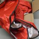 Swing Canopy Replacement Cover, Waterproof Sun Shade Porch Swing Canopy Replacement Top for 2-3 Seater Outdoor Garden Yard Patio Swing Cover (Red, 75525.9 Inch)