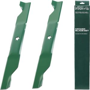 UDC Parts 405380 Husqvarna 46 Inch Mower Blades YTH22V46 Husqvarna Z246 532405380 RZ 4623 YTH 22V46 YTH20K46 YTH21K46 YTH22K46 YTA22V46 Craftsman Replace 594892801 / Medium Lift 2 Pack