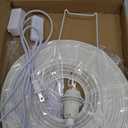 Cute Paper Lamp, Ambient Lighting Lamp, Cozy Accent Side Table Lamp, Small Warm Glow Light for Bedroom Living Room Desk (White, 10.24"x9.06"x9.06")