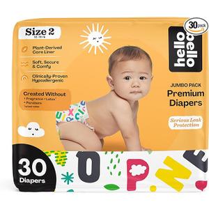 Hello Bello Premium Baby Diapers Size 2, 30 per pack, 120 count