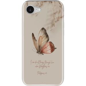 Esdot for iPhone 16e Case Cute - Wireless Charging - Preppy Floral