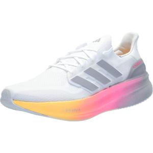 adidas Men's Ultraboost 5 Running Sneaker, White/Glory Grey/Lucid Pink, 10.5
