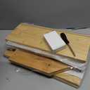 Bread Box for Kitchen Counter, Large Bamboo Wood Double Layer Bread Box, Wooden Bread Storage Capacity