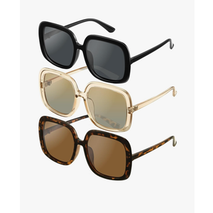 miyya Oversized Polarized Sunglasses Women, Trendy Retro Sun Glasses for Women 2025, Oversized Shades