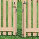 36" Heavy Duty Cane Bolt Gate Drop Rod, Extra Thick Gate Ground Latch Hardware for Wood PVC Vinyl Metal Fences Gates, Wrought Iron Doors Stopper Gate Latches, Black Finish, 2 Pack