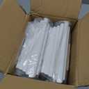 VIVIDA 5" Vinyl Post Cap (Actual 5" x 5"), Pyramid New England Post Caps, PVC Square Fence Top Cover, for Vinyl Fences, Mailboxes & Decks, White, 2 Pack