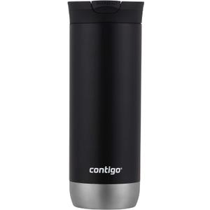Contigo Huron 2.0 Stainless Steel Travel Mug with SNAPSEAL Lid 20oz. Licorice (20oz (Pack of 1))