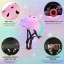 Kids Bike Helmet for Girls,Boys,Toddler,Kids and Youth, Ventilation and Impact Resistance Toddler Bike Helmet for Multi-Sport Bicycle Scooter Inline Roller Skate and Skateboarding, Small 46-54cm