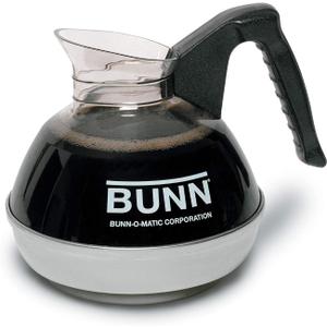 BUNN 12 Cup Easy Pour Commercial Decanter with Handle (3 Pack), Black