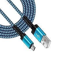 Micro USB Cable 6ft Long, Best Replacement USB to Micro-USB Android Cord Fast Charging for Kindle Fire Tablets and Kindle E-Readers Kindle Paper White, HD, HDX, 7, 8, 10