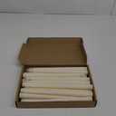 Treela 24 Pcs Flameless Taper Candles Bulk LED Taper Candles Sticks Battery Operated for Christmas Birthday Wedding Party Church Table Decoration (Basic, Ivory)