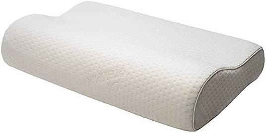 12x19",  Tempur-Pedic Neck Pillow Firm Feel & Ergonomic Design, Medium Profile, White