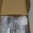 Tandefio 50 Pack 1/2''x 5'' Ceramic Black Lag Screw Kit with Washers Hex Lag Bolts Wood Screws Heavy Duty Ruspert Coating Hot Dip Galvanized Double Layer for Wood Decks Fences