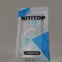 NITITOP Compatible with iPhone 16 Case Clear Magnetic Compatible with MagSafe Cute Lily Flowers Floral for Women Girls Hard PC Back Shockproof Protective Phone Cover - Green