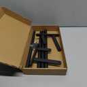 Double Towel Bar, 24Inch Towel Rack for Bathroom, Stainless Steel Double Bath Towel Bar, Wall Mounted Towel Holder, Double Towel Rod Towel Rail Hanger for Wall, Kitchen (Matte Black)