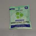 twoworld Flushable Wipes Travel Size Individually Wrapped for Women and Men,Unscented Wet Wipes Travel Size for Adult,Women,Men,Girl and Homeless (Green,Pack of 50)