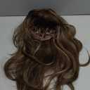 VCKOVCKO Short WaveWigs Natural Brown Wig With Air Bangs Women's Shoulder Length Curly Wavy Synthetic Cosplay Wig for Girl Colorful Wigs(12", Natural Brown)