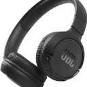 JBL Tune 510BT - Bluetooth headphones with up to 40 hours battery, microphone for call, foldable and comfortable, Android and iOs compatible (Black)