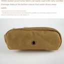 2 x Xndsevo - Dump Pouch Tactical Belt Molle Mag Pouches, Roll Up Foldable Recovery Utility Magazine Tool Waist Storage Bag (desert)