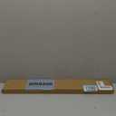 BESTILL 24 Inch Matte Black Ceiling Mount Shower Arm and Flange, Square Rain Shower Arm