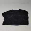 Women Summer Short Sleeve Crochet Sheer Knit Sweater Top Beach Cover Up Hollow Out Sexy See Through T-Shirts XL