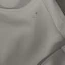 Memoriesea Women's Basic Bodycon Ruffle Flared Short Sleeve Pencil Midi Dress (Large, White)