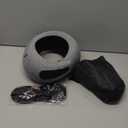 4litamz Neck Pillow Airplane,100% Pure Memory Foam Travel Neck Pillow Travel Neck Support Ergonomic &Portable Design Best for Sleeping Plane Car Train Office Flight (Small, Grey)