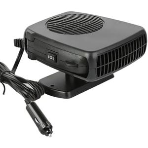 Car Heaters, 12V 150W Electronic Auto Fan Heater 2 in 1 Heating & Cooling Function Fast Heating Car Defrost Defogger Auto Heater Fan Plug