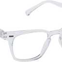 Peepers Blue Light Reading Glasses for Men & Women +2.00, Clear, Strut