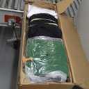 Golf Cage with Impact Screen, 10x8 Ft Golf Hitting Net w/Sound-Dampening Cloth, Practice Mat, Golf Simulator Enclosure, Indoor & Outdoor Driving Chipping Equipment for Home, Backyard & Garage