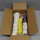 Jetec 10 Pcs Thick Glass Graduated Measuring Cylinder Set 5ml 10ml 25ml 50ml 100ml Glass Graduated Measuring Cylinder with 2 Brushes, 2 Droppers and 1 Stirring Rod