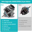 4681EL1008A Dryer Motor Assembly Compatible with LG & Ken-More Dryer, Replaces 4681EL1002A 4681EL1008P 4681EL1008B 4681EL1008H EAP2400858 PS3523290 AP4438218 1330330
