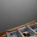 Ladder, A Frame 4 Step Ladder Extension, 14 FT Anti-Slip Multi Position & Storage Folding Ladder, 330 lbs Security Load Telescoping Aluminum Ladders for Stairs Home Indoor Outdoor Roof (Silver)