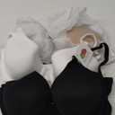 Fruit of the Loom Women's Smooth Cotton T-Shirt Bra Pack - Ultra-Soft, Flexible, and Invisible Under Tees (38B)