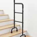 20-Level Adjustable Stair Climbing Assist Cane & Elderly Stair Lift Assist with Anti-Slip Handle & Stabilizing Feet, 300lbs Capacity for Seniors, Standard Steps-Patent Pending