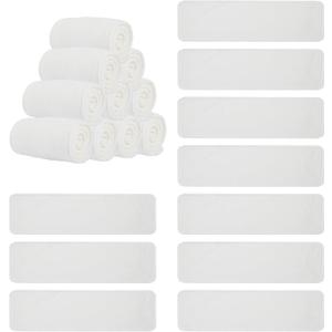10 Pack Reusable Adult Cloth Diaper Inserts - 4-Layer Ultra Absorbent Microfiber Liners for Overnight Protection, Comfort & Confidence - Washable Cloth Diaper Inserts for Adults Elderly Women
