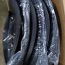 Amazon Basics Sturdy Foldable Plastic Chair, Portable, 350-Pound Capacity, Black, 6-Pack